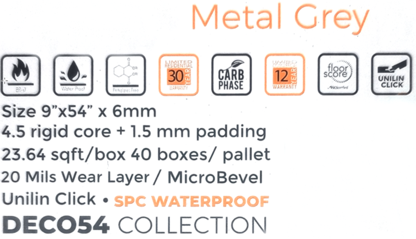 DECO54 COLLECTION (METAL GREY) - Image 3